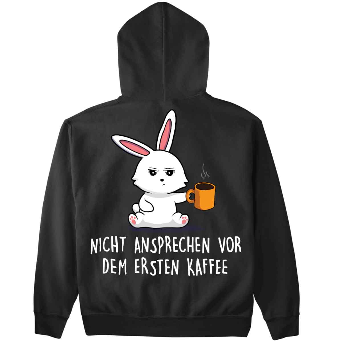 Ansprechen Bunny - Premium Hoodie Unisex Rückendruck