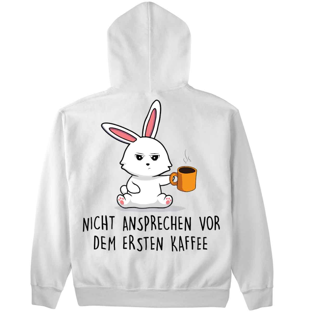 Ansprechen Bunny - Premium Hoodie Unisex Rückendruck