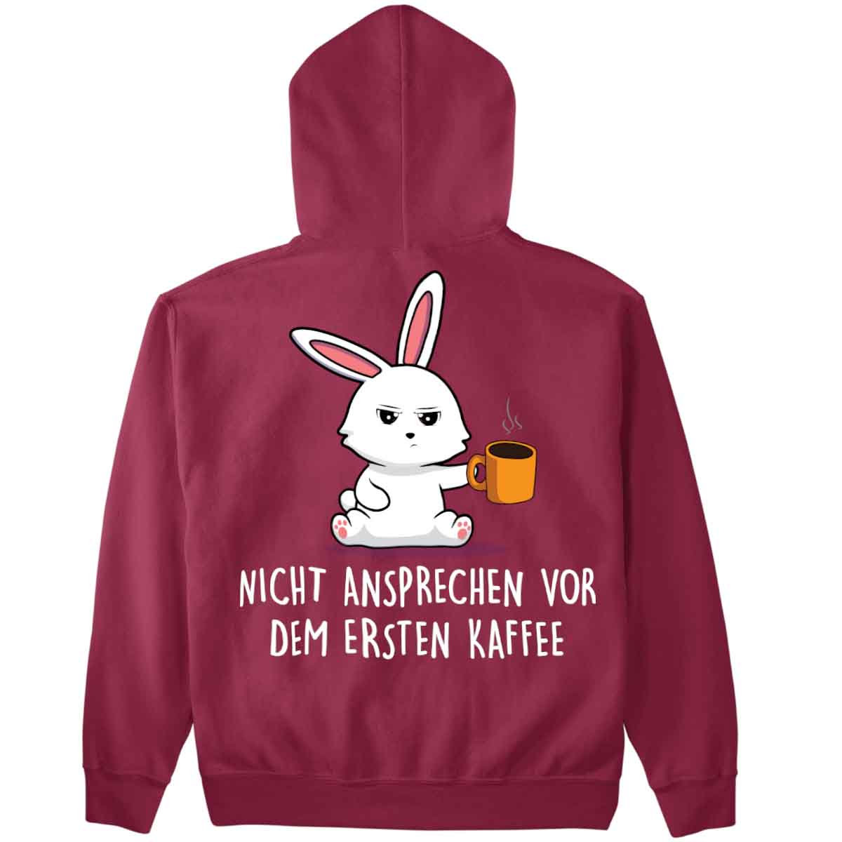 Ansprechen Bunny - Premium Hoodie Unisex Rückendruck