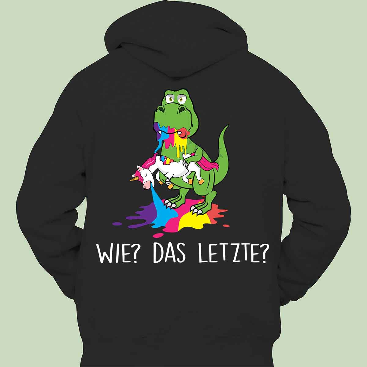 Das Letzte - Hoodie Unisex Rückendruck