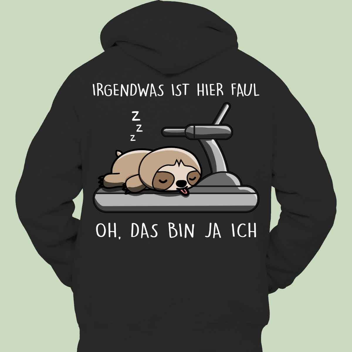 Faul Faultier - Hoodie Unisex Rückendruck