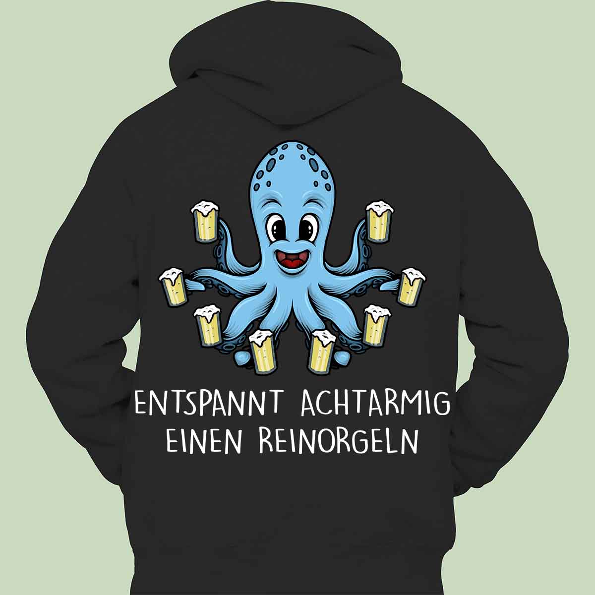 Reinorgeln Bier - Hoodie Unisex Rückendruck