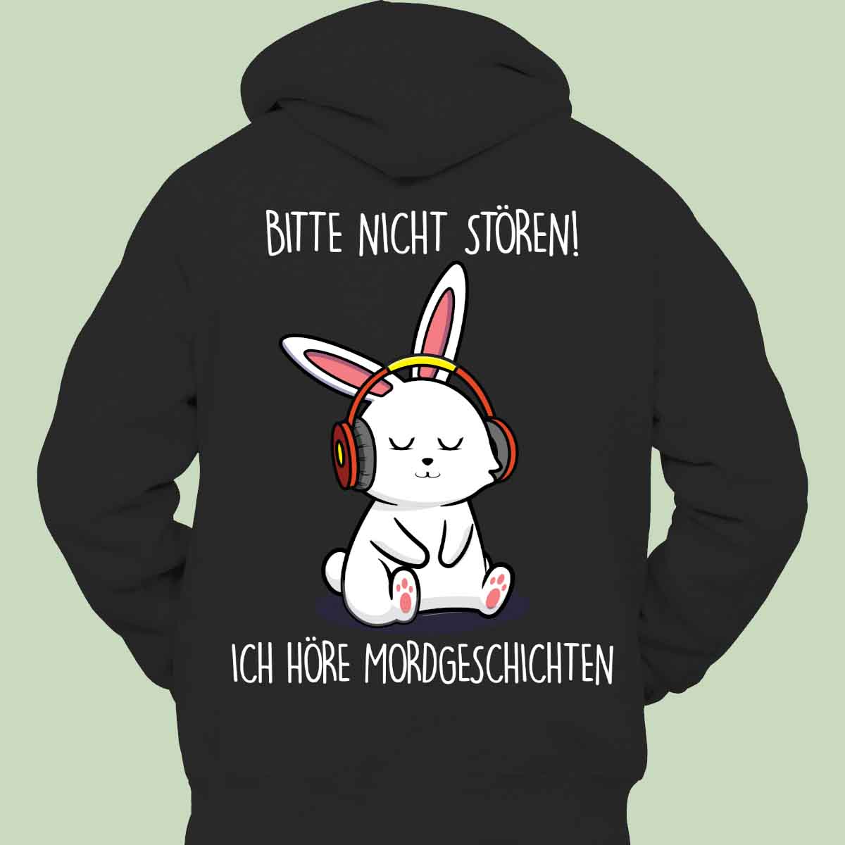 Mordgeschichten Bunny - Hoodie Unisex Rückendruck