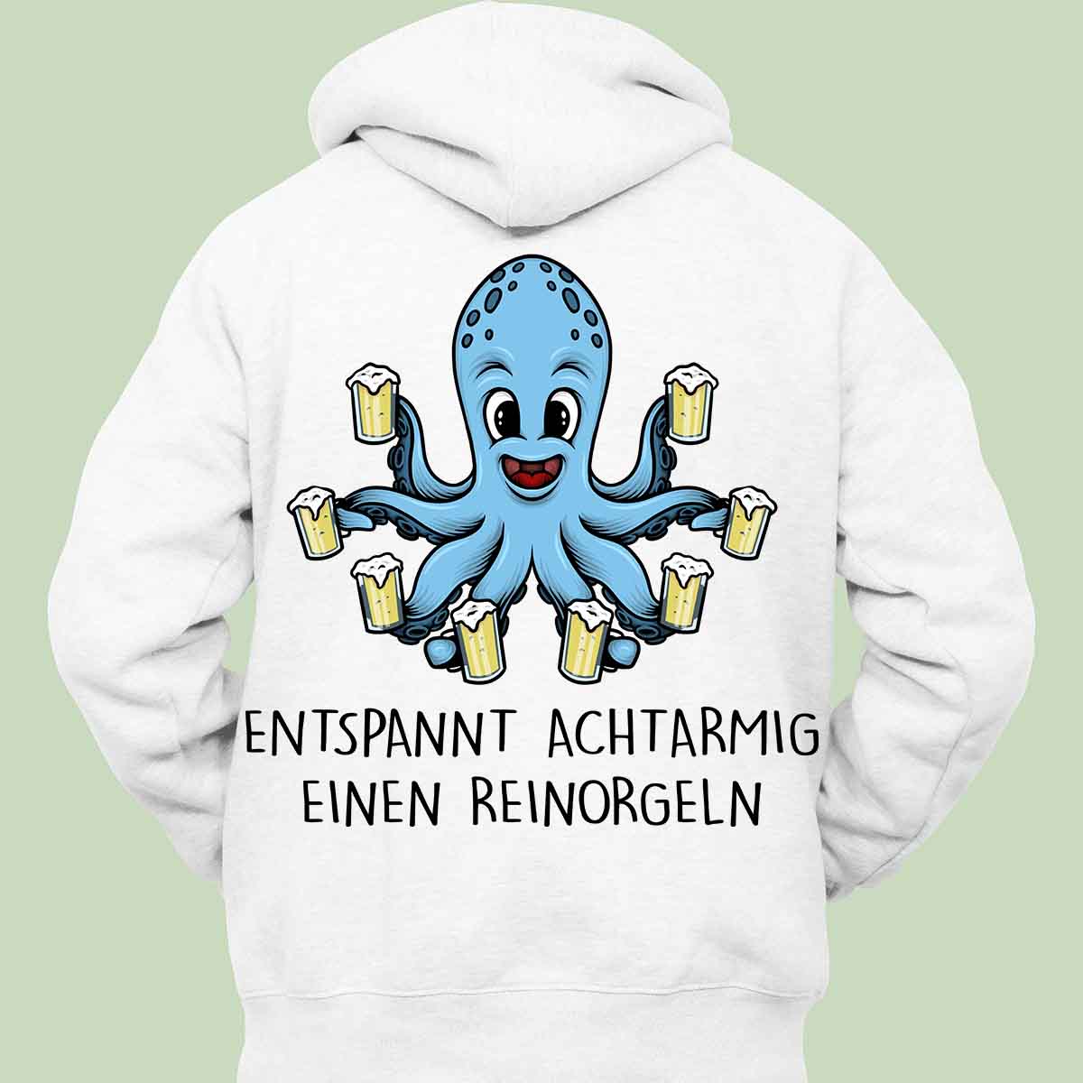 Reinorgeln Bier - Hoodie Unisex Rückendruck