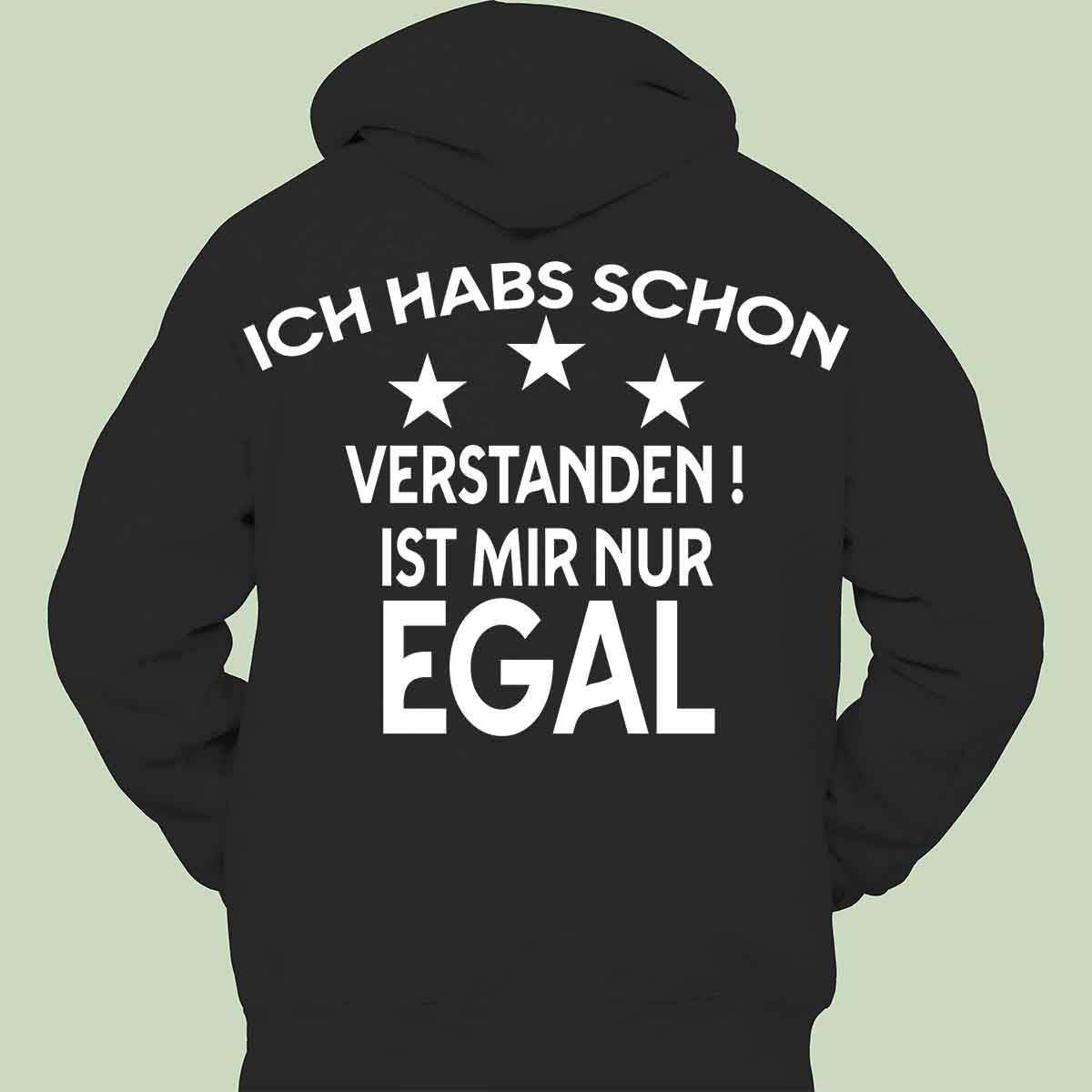 Verstanden - Hoodie Unisex Rückendruck