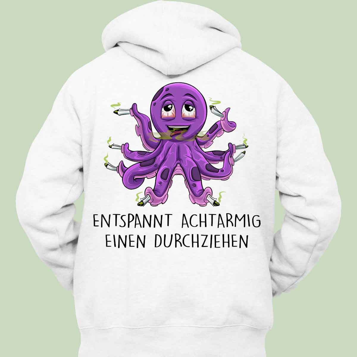 Durchziehen - Hoodie Unisex Rückendruck