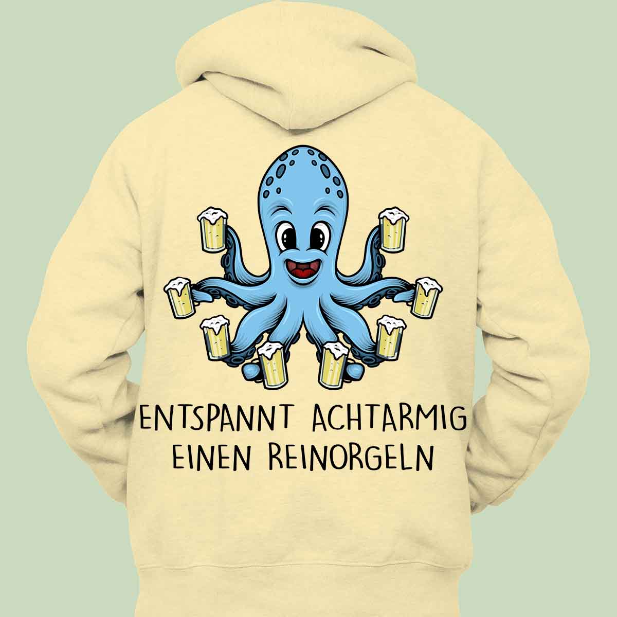 Reinorgeln Bier - Hoodie Unisex Rückendruck