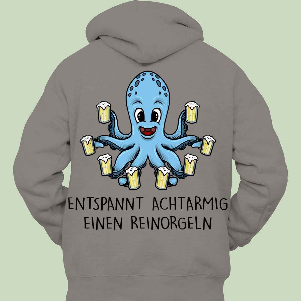 Reinorgeln Bier - Hoodie Unisex Rückendruck