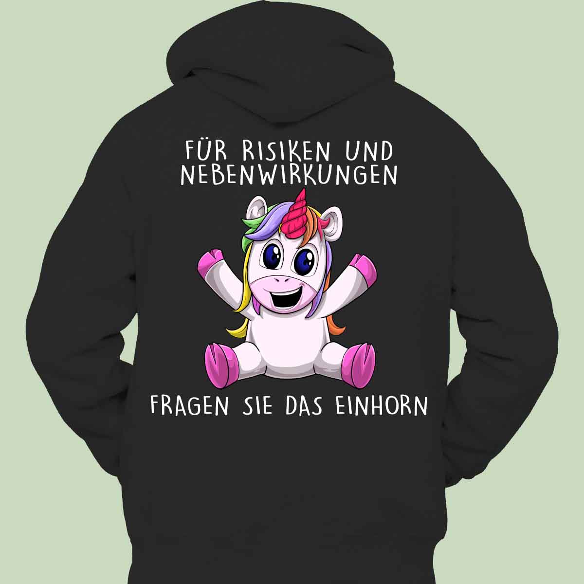 Nebenwirkungen Unicorn - Hoodie Unisex Rückendruck