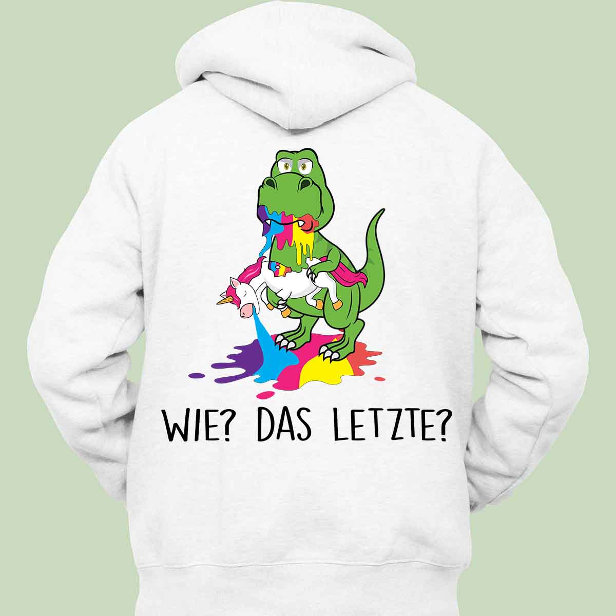 Das Letzte - Hoodie Unisex Rückendruck