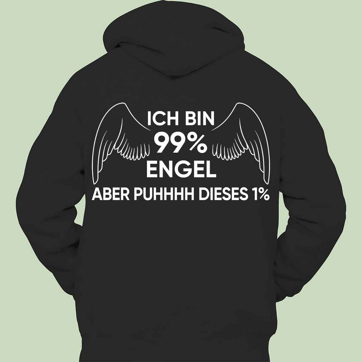 Engel - Hoodie Unisex Rückendruck