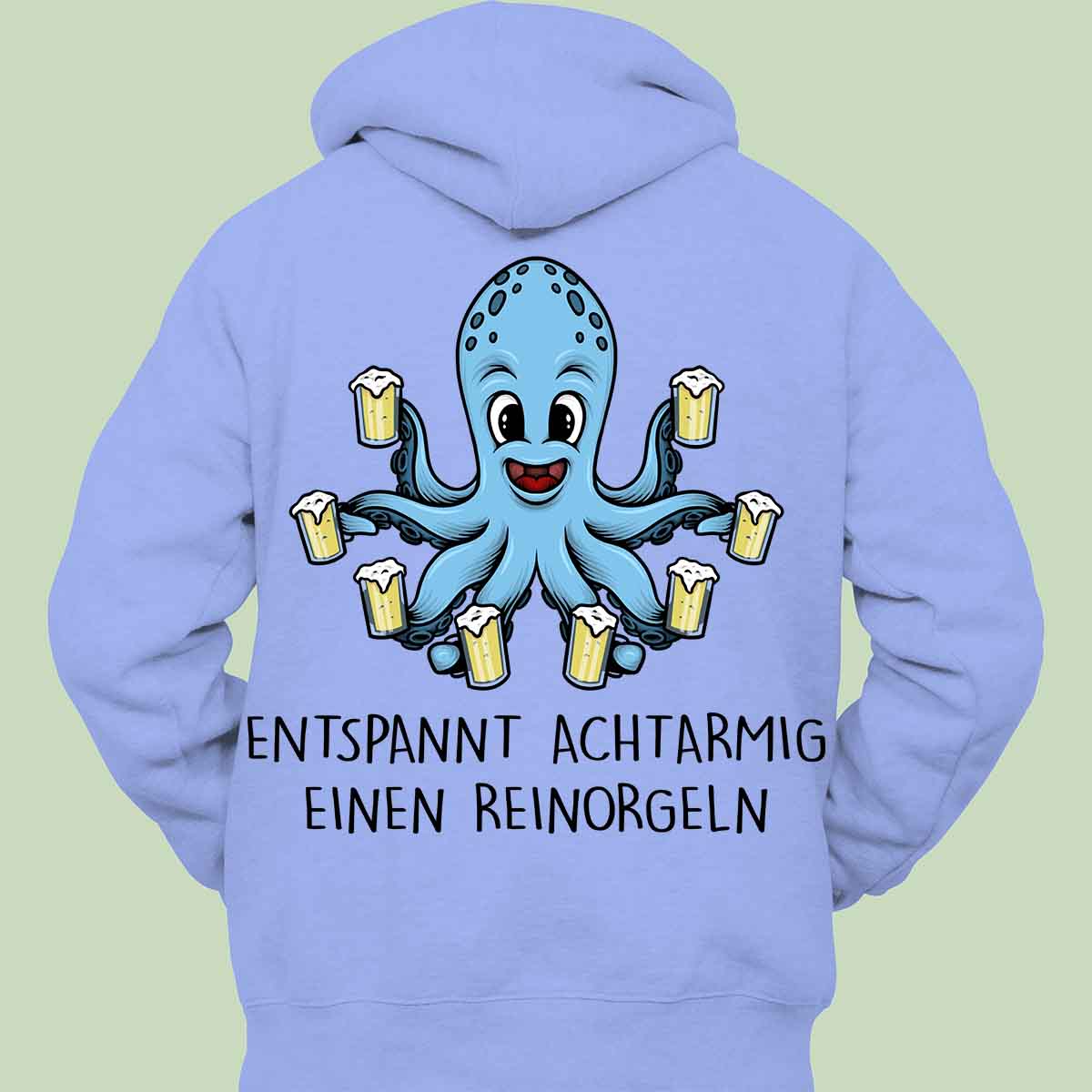 Reinorgeln Bier - Hoodie Unisex Rückendruck