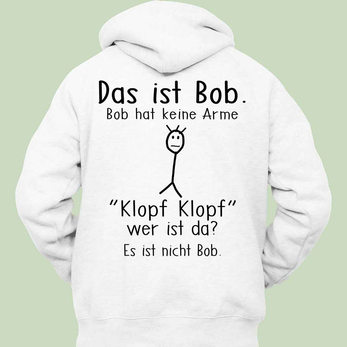 Bob - Hoodie Unisex Rückendruck