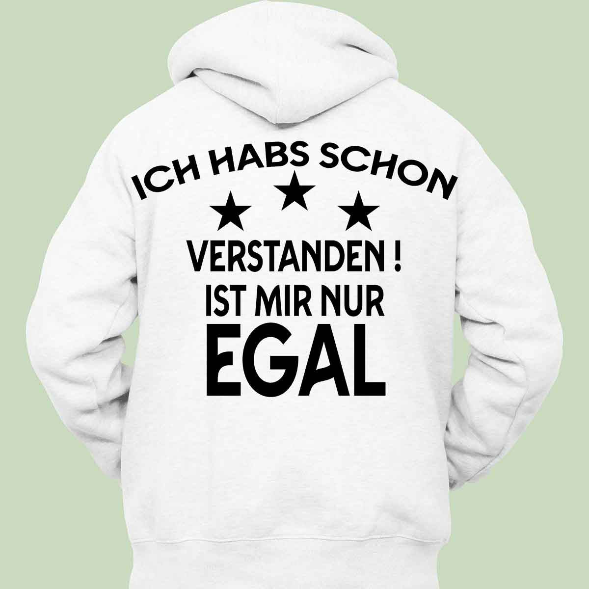 Verstanden - Hoodie Unisex Rückendruck