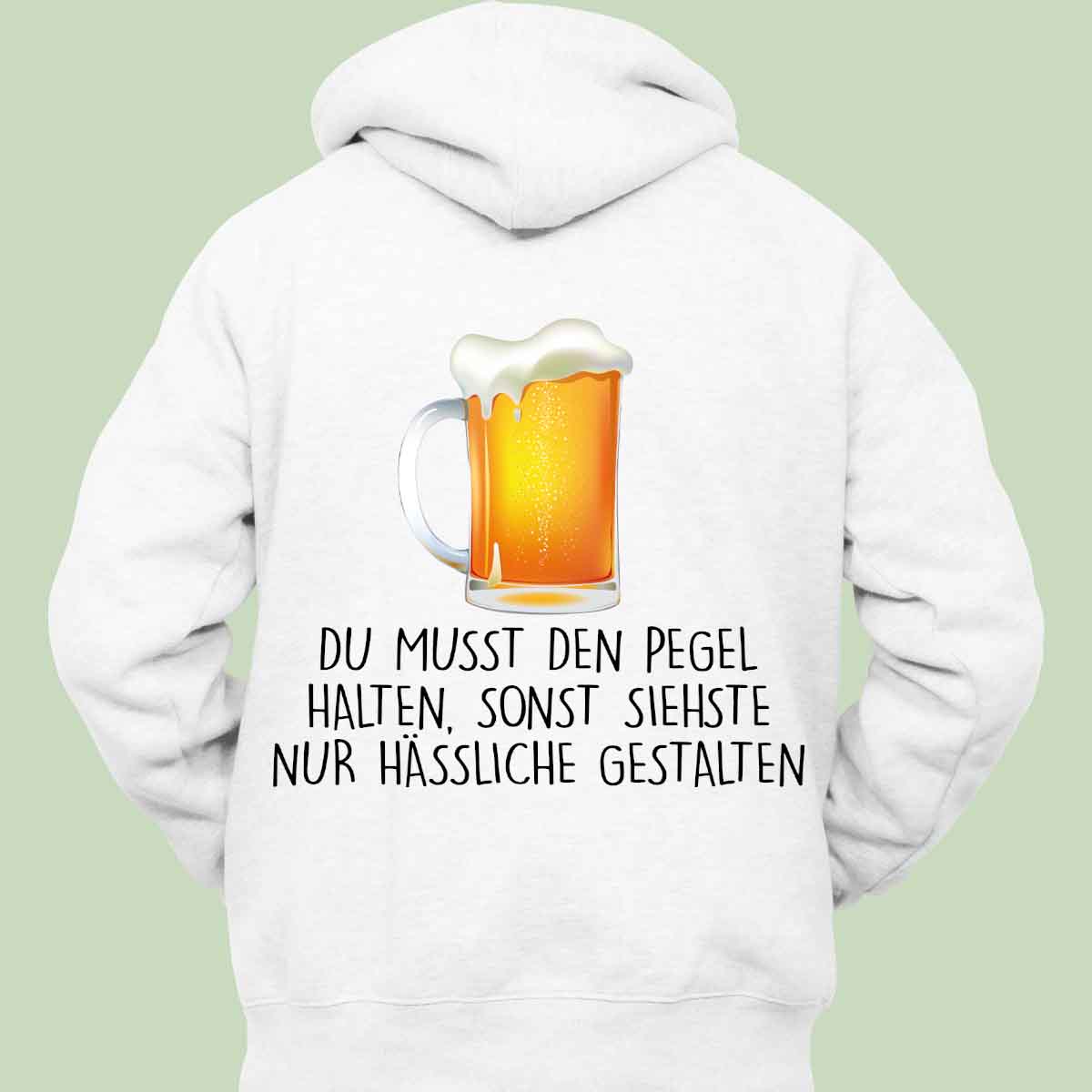 Hässliche Gestalten - Hoodie Unisex Rückendruck