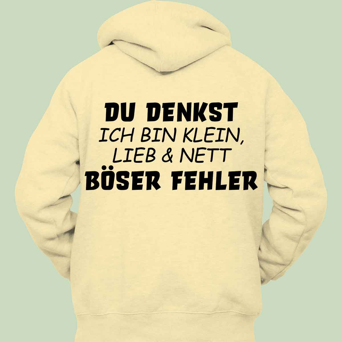 Böser Fehler 2 - Hoodie Unisex Rückendruck