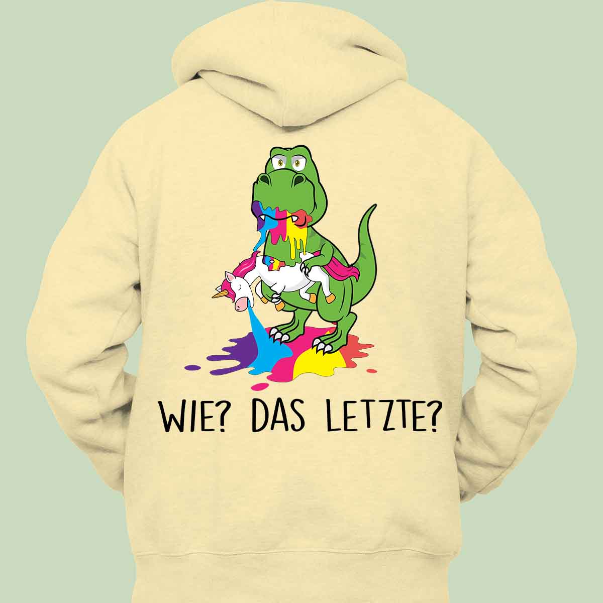 Das Letzte - Hoodie Unisex Rückendruck