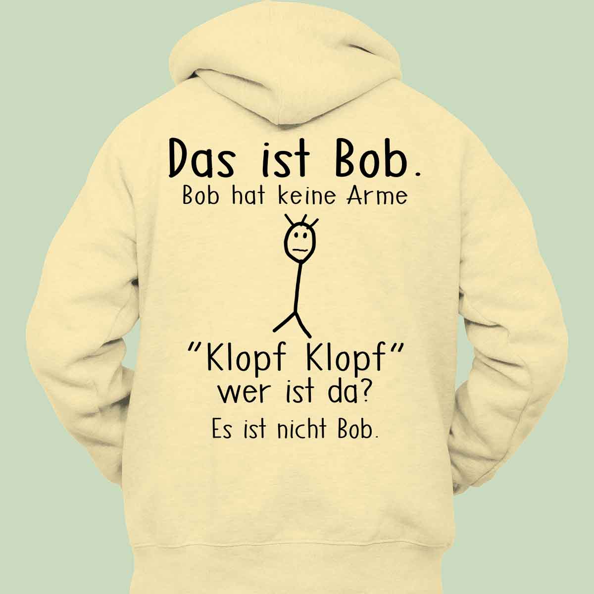 Bob - Hoodie Unisex Rückendruck