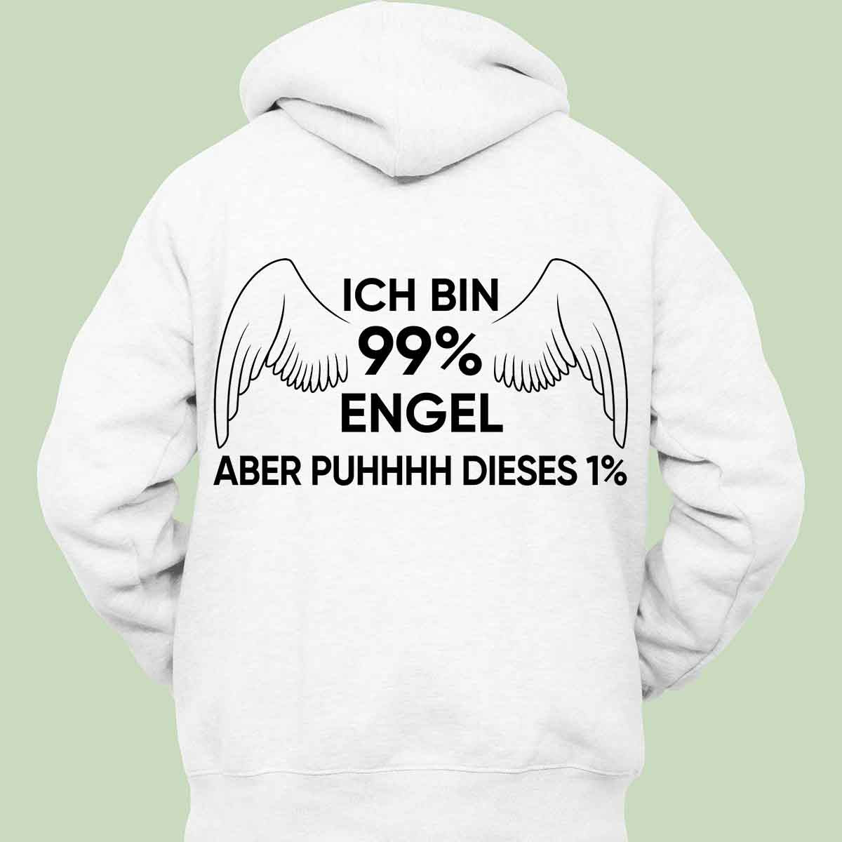 Engel - Hoodie Unisex Rückendruck