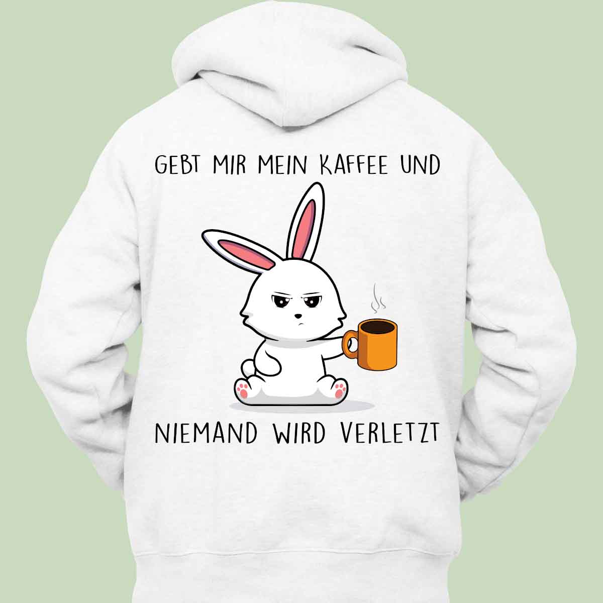 Verletzt Bunny - Hoodie Unisex Rückendruck
