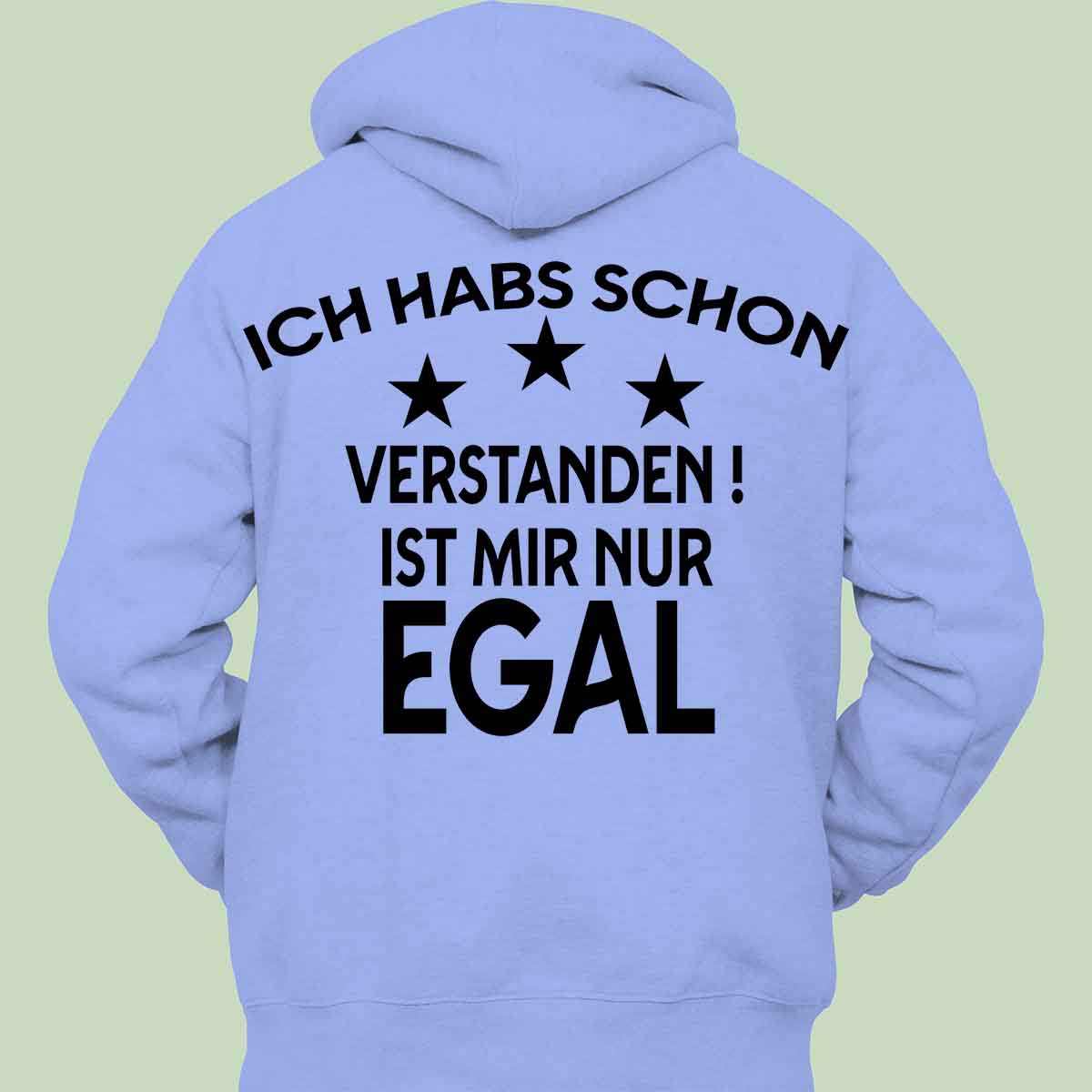 Verstanden - Hoodie Unisex Rückendruck