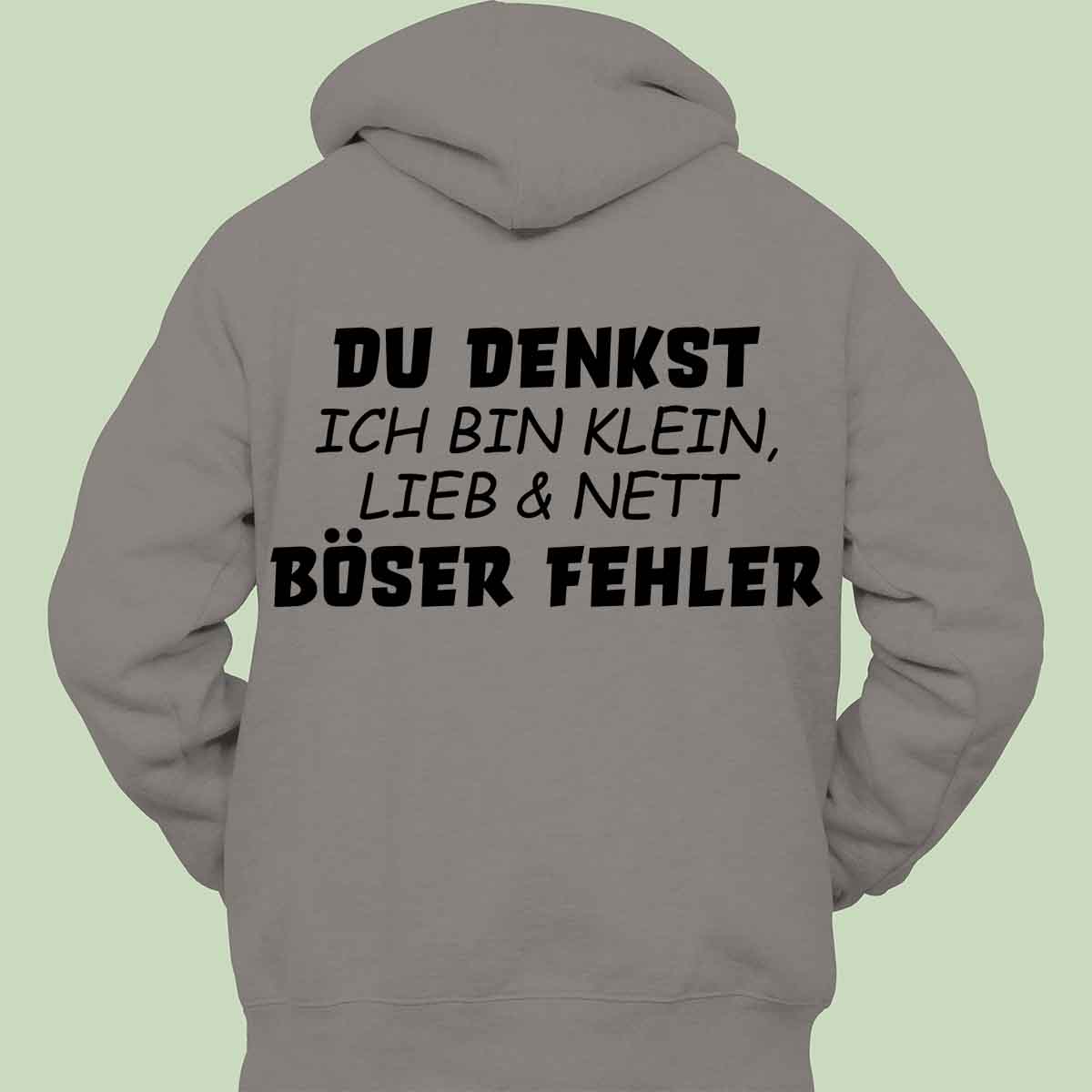 Böser Fehler 2 - Hoodie Unisex Rückendruck