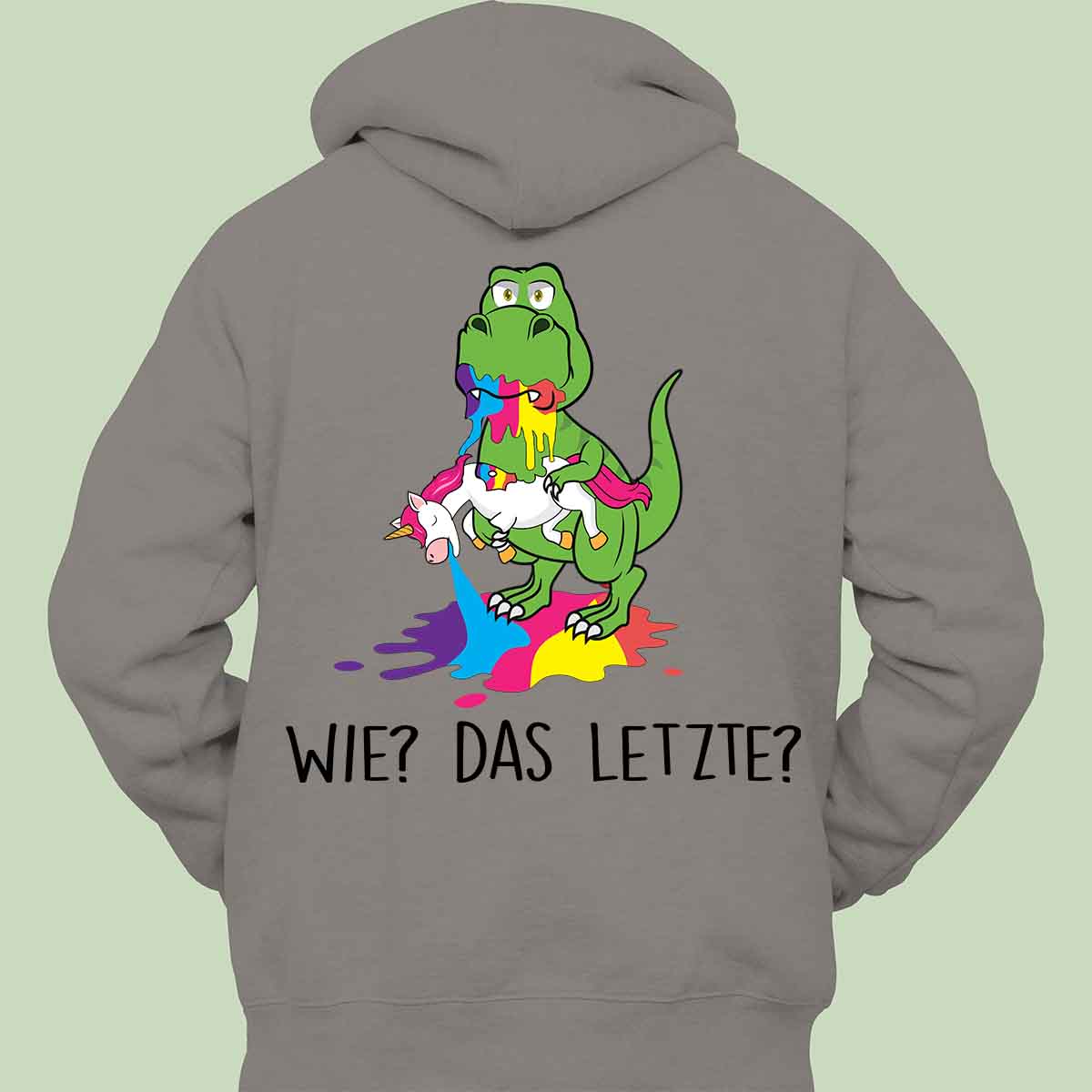 Das Letzte - Hoodie Unisex Rückendruck