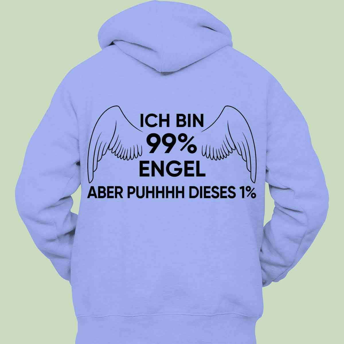 Engel - Hoodie Unisex Rückendruck
