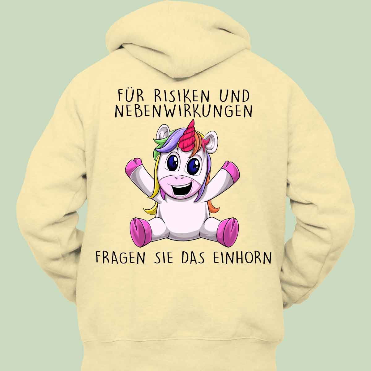 Nebenwirkungen Unicorn - Hoodie Unisex Rückendruck