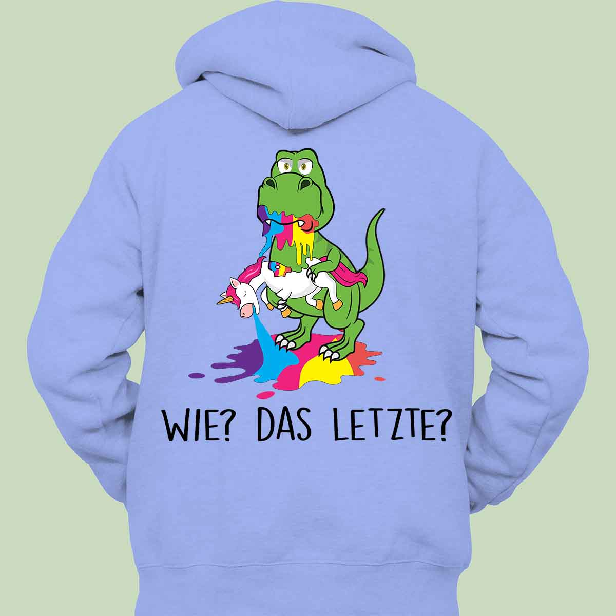 Das Letzte - Hoodie Unisex Rückendruck