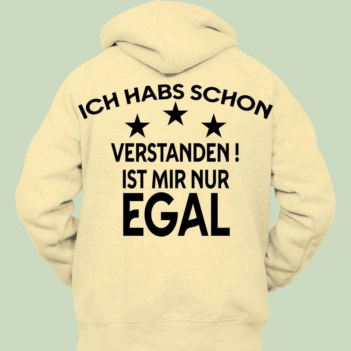 Verstanden - Hoodie Unisex Rückendruck