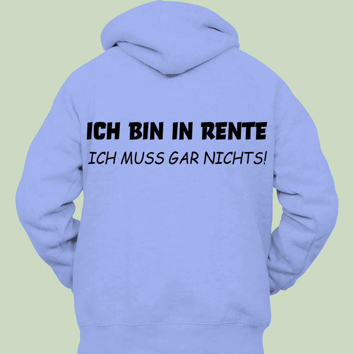 Rente 2 - Hoodie Unisex Rückendruck