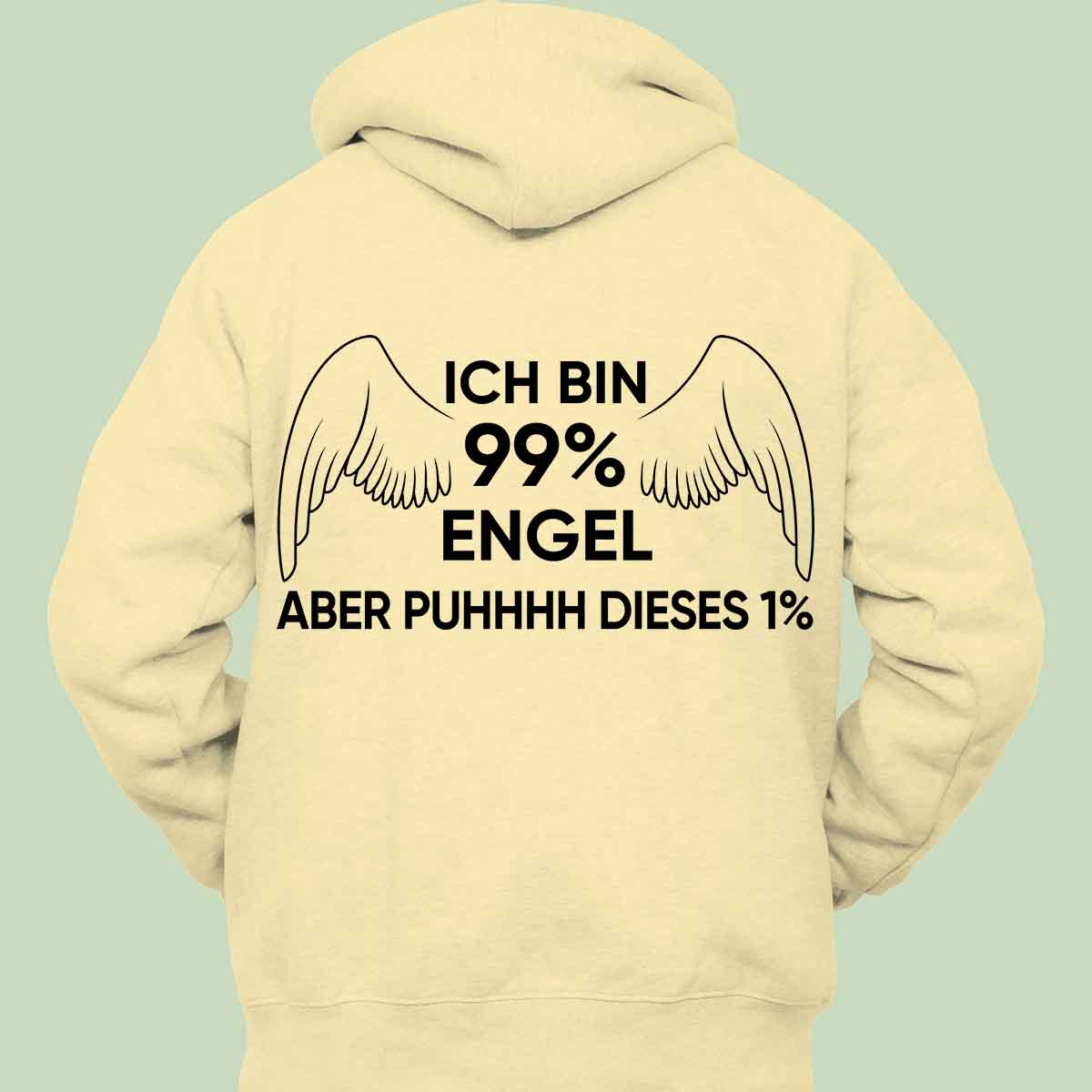 Engel - Hoodie Unisex Rückendruck