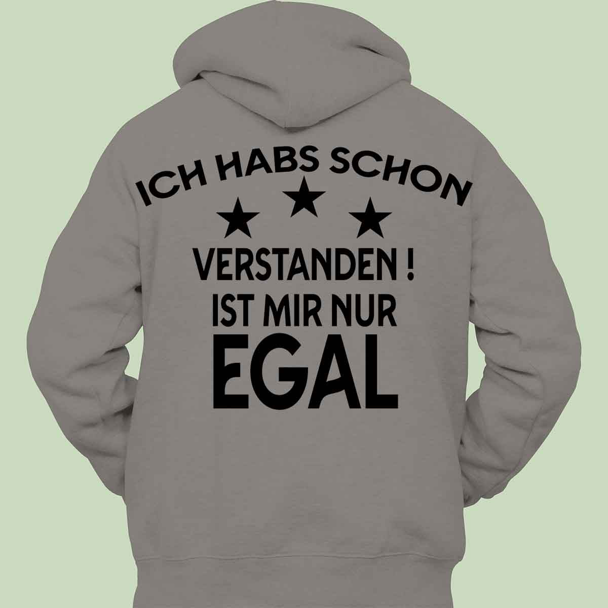 Verstanden - Hoodie Unisex Rückendruck
