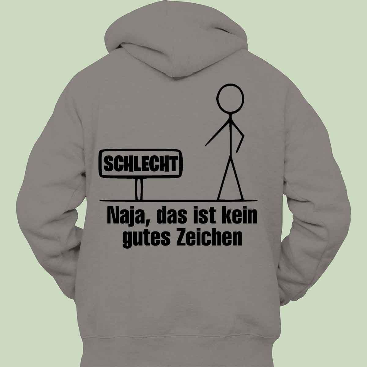 Gutes Zeichen - Hoodie Unisex Rückendruck