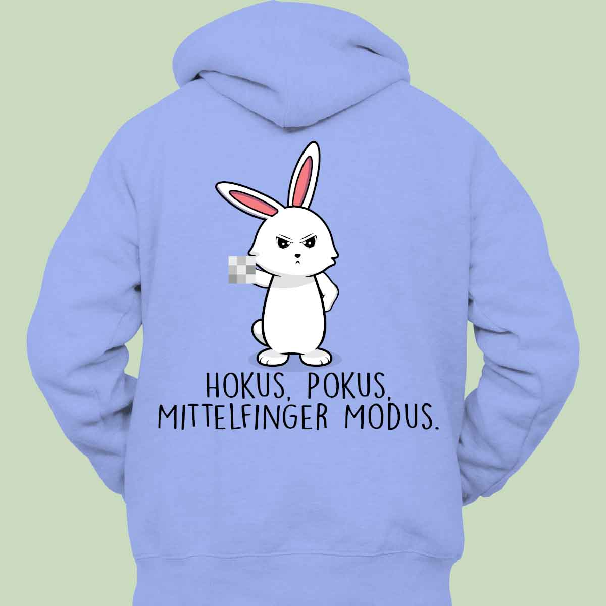 Hokus Pokus Bunny - Hoodie Unisex Rückendruck