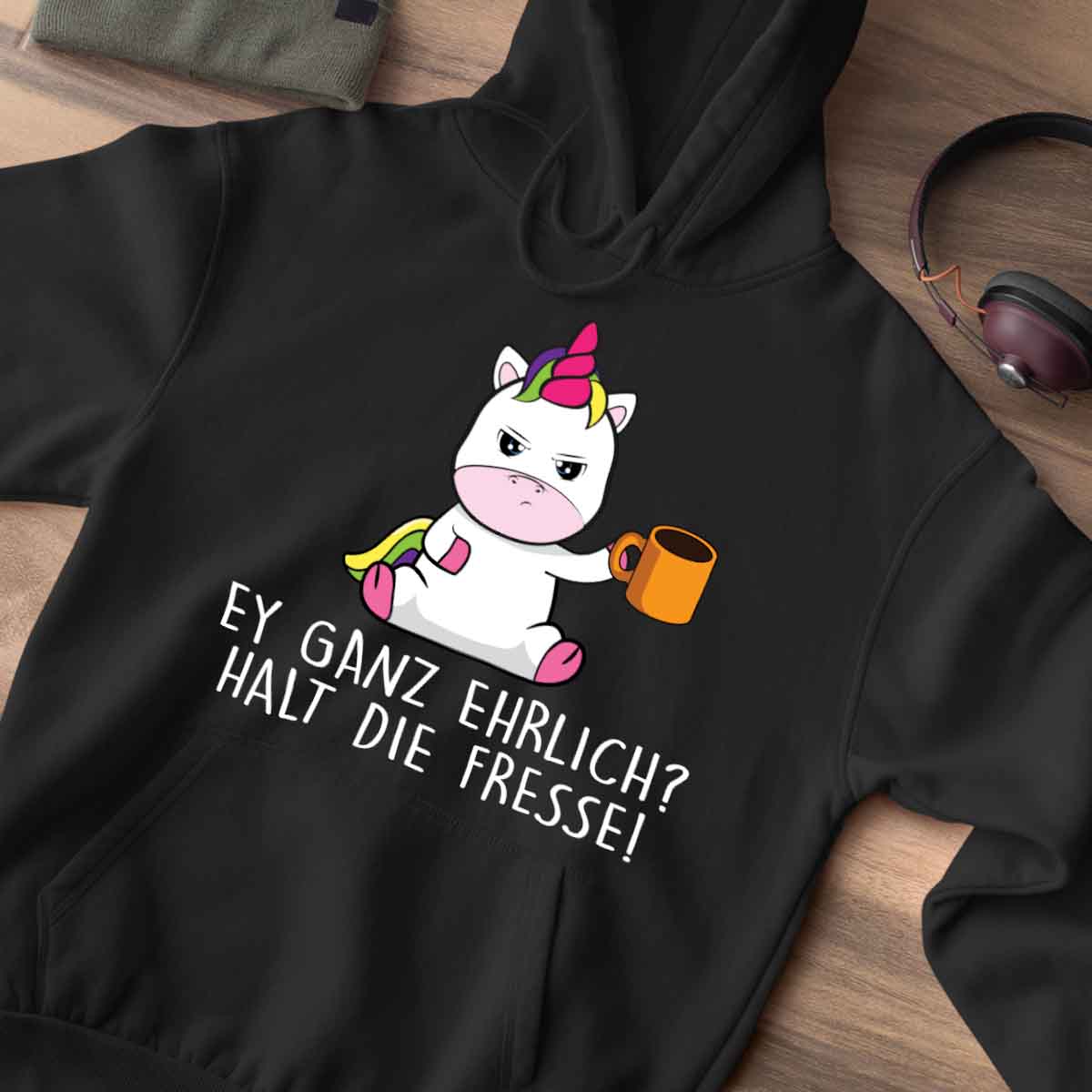 Ganz Ehrlich Cute Einhorn - Hoodie Unisex