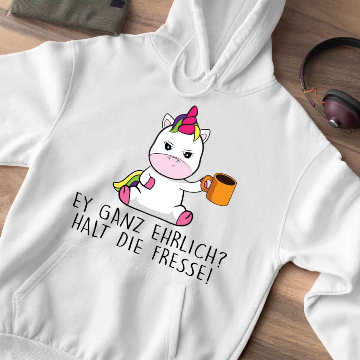 Ganz Ehrlich Cute Einhorn - Hoodie Unisex