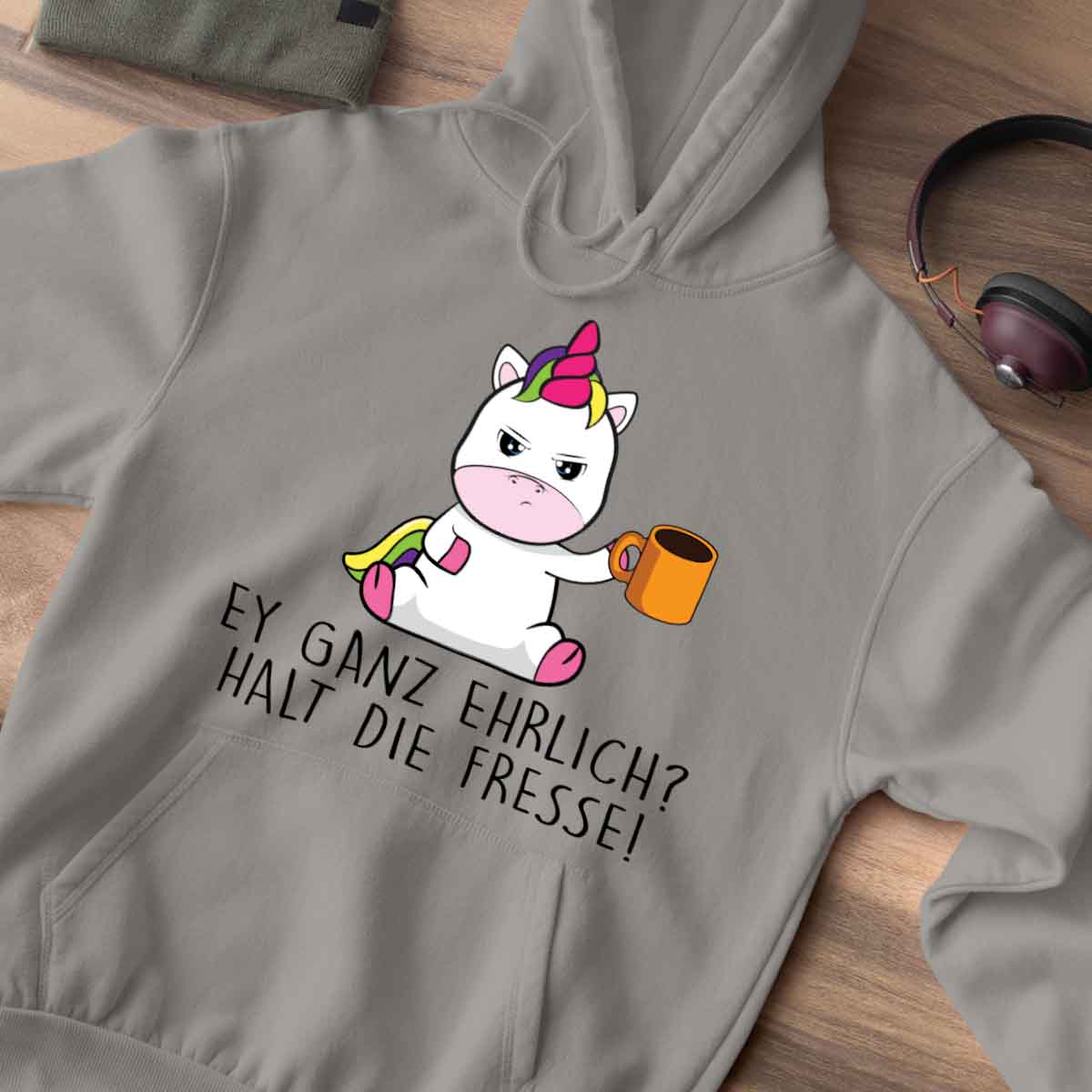 Ganz Ehrlich Cute Einhorn - Hoodie Unisex