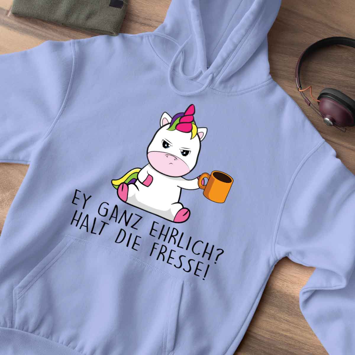 Ganz Ehrlich Cute Einhorn - Hoodie Unisex