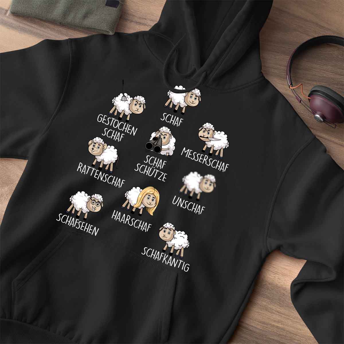 Familie Schaf - Hoodie Unisex