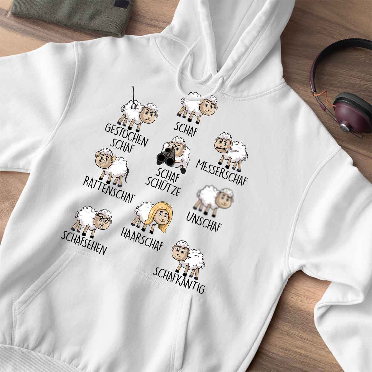 Familie Schaf - Hoodie Unisex