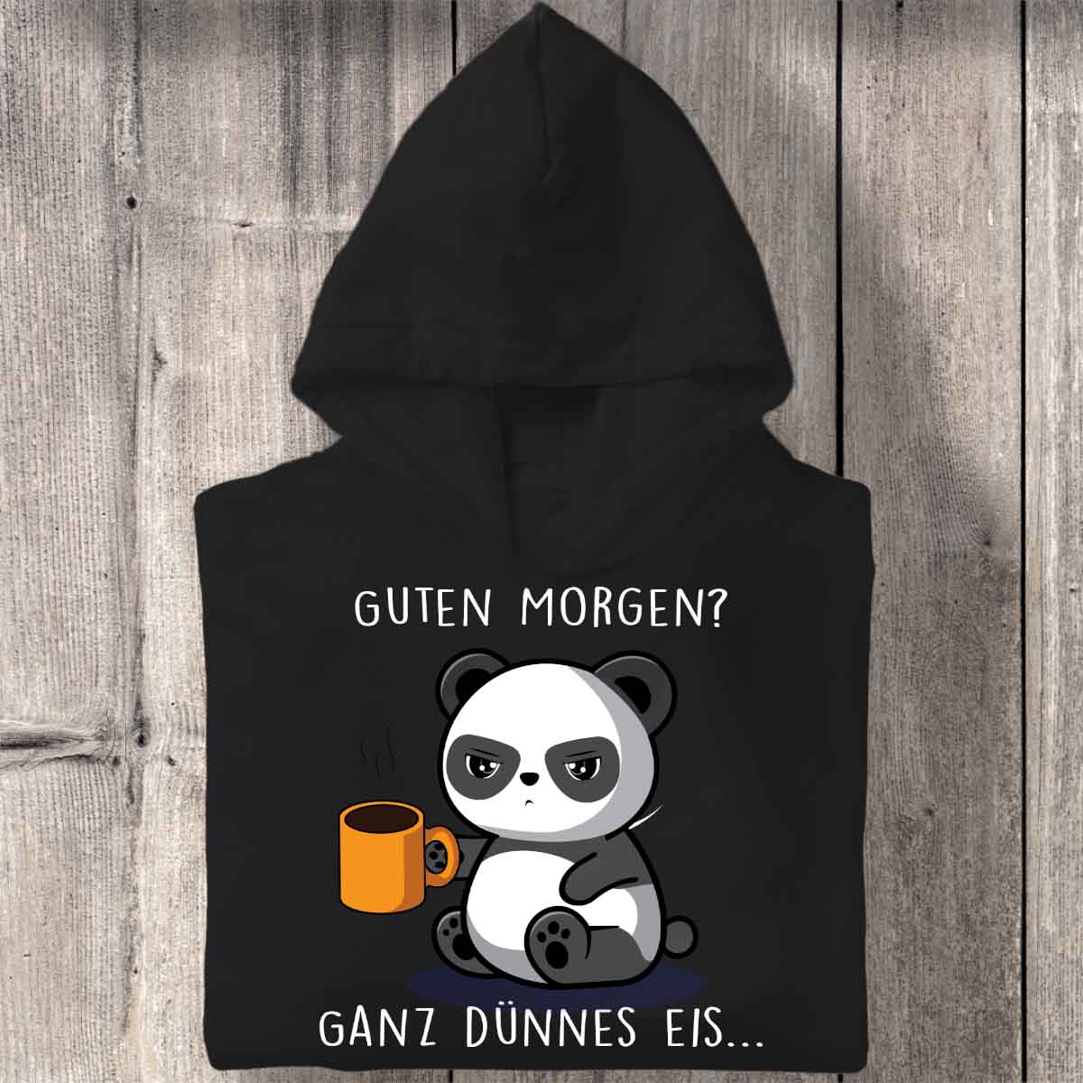 Guten Morgen Cute Panda - Hoodie Unisex