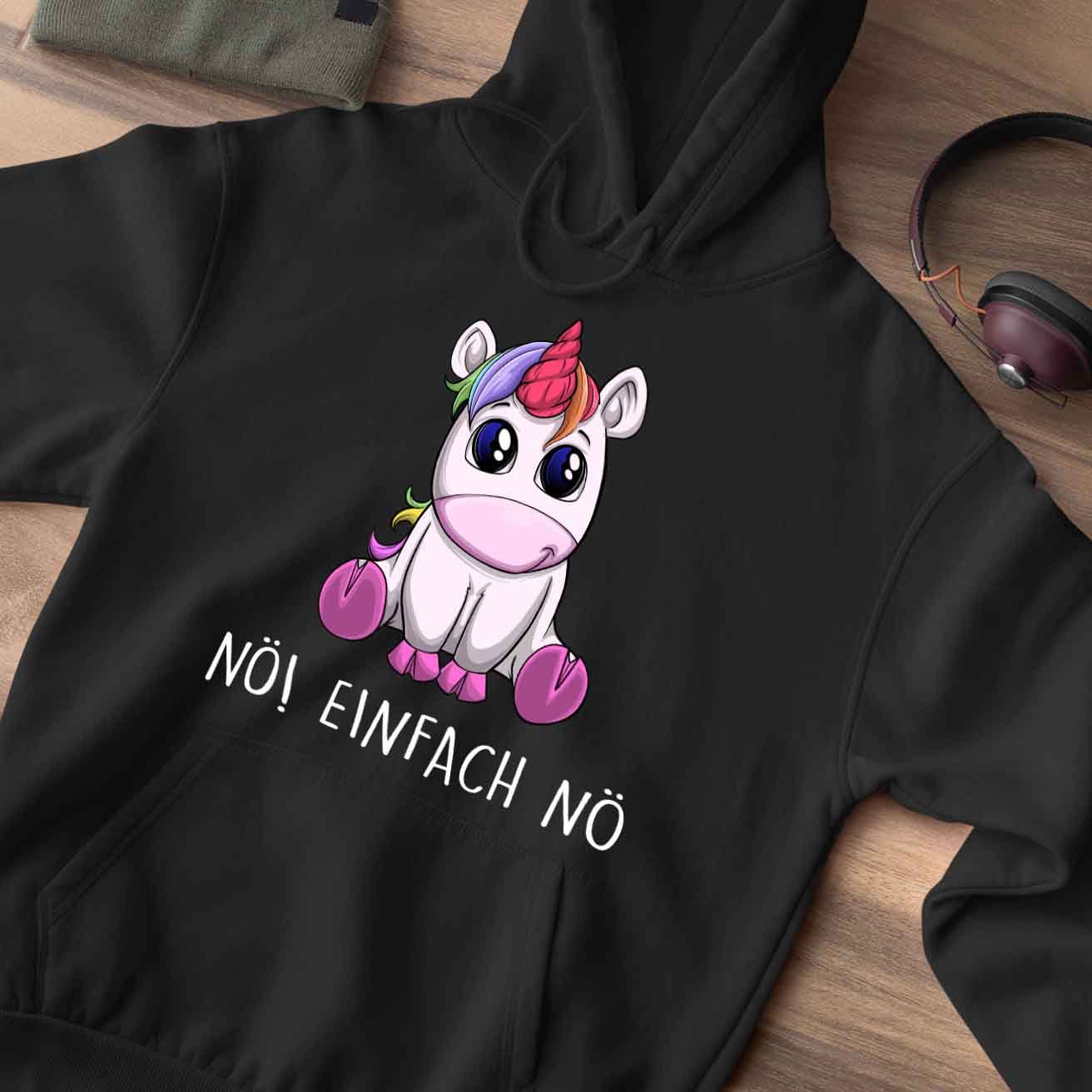 Nö! Einhorn - Hoodie Unisex