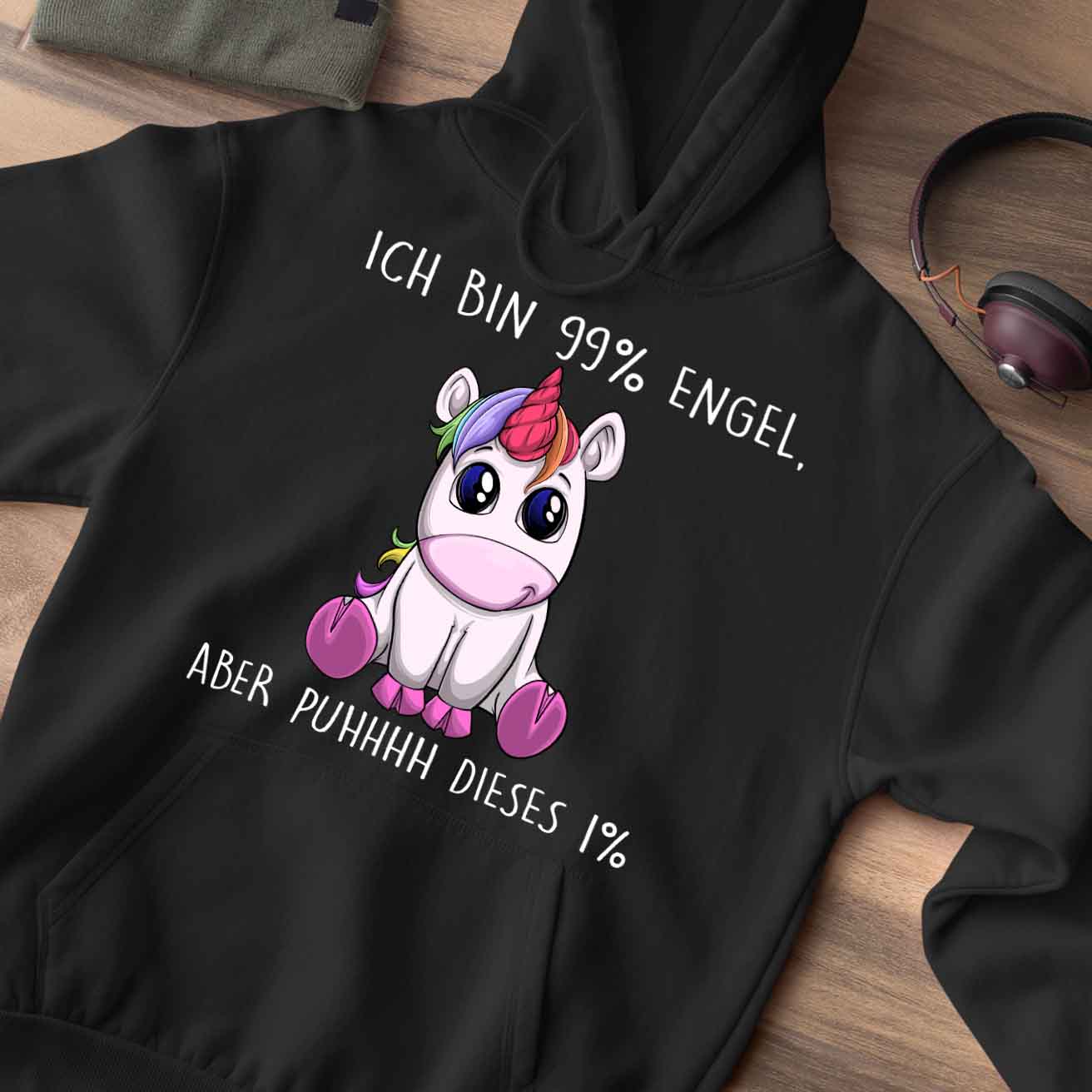 Engel Einhorn - Hoodie Unisex