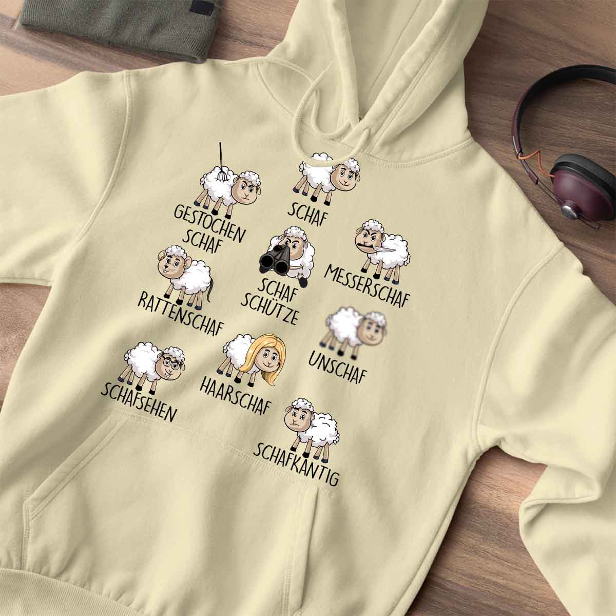 Familie Schaf - Hoodie Unisex