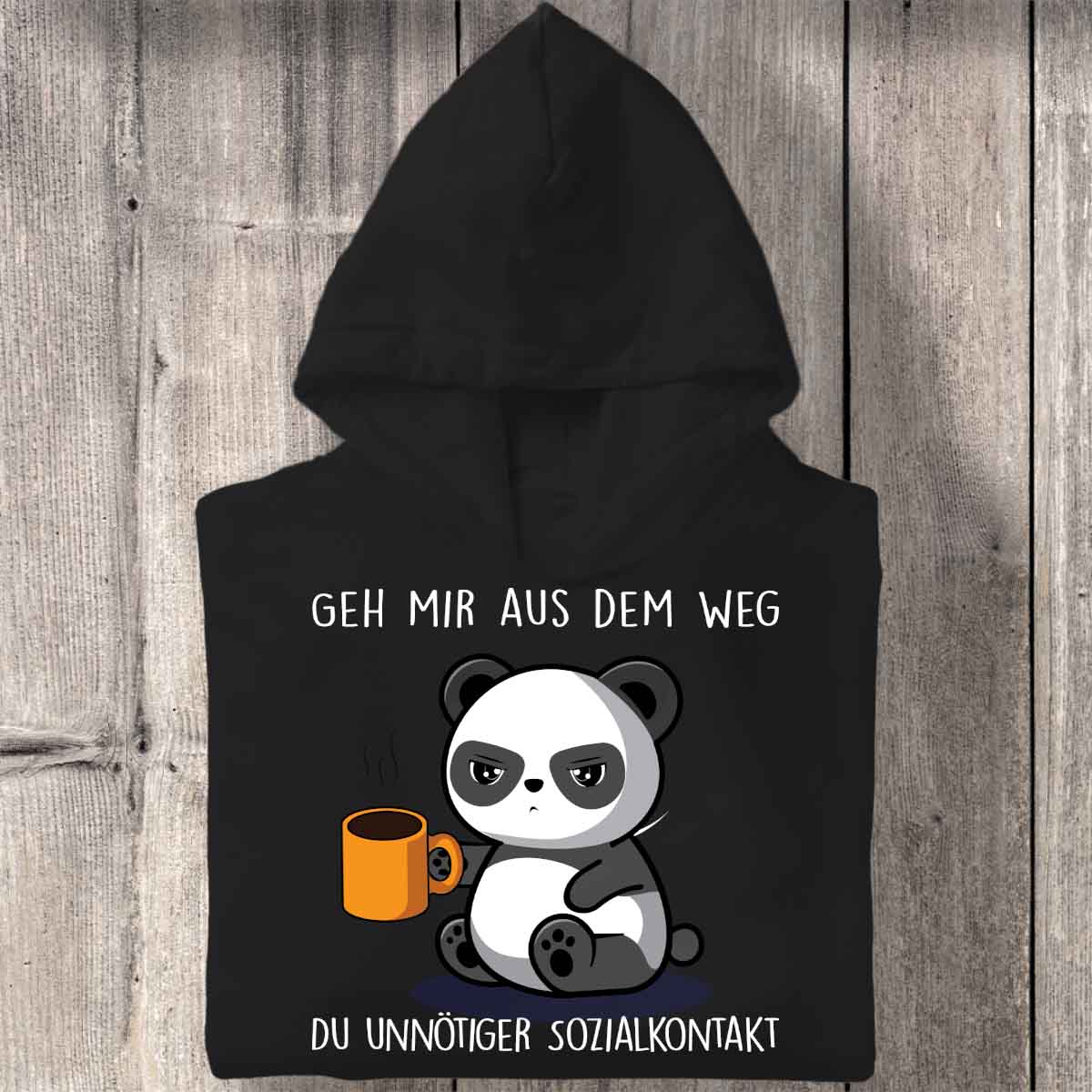Sozialkontakt Cute Panda - Hoodie Unisex