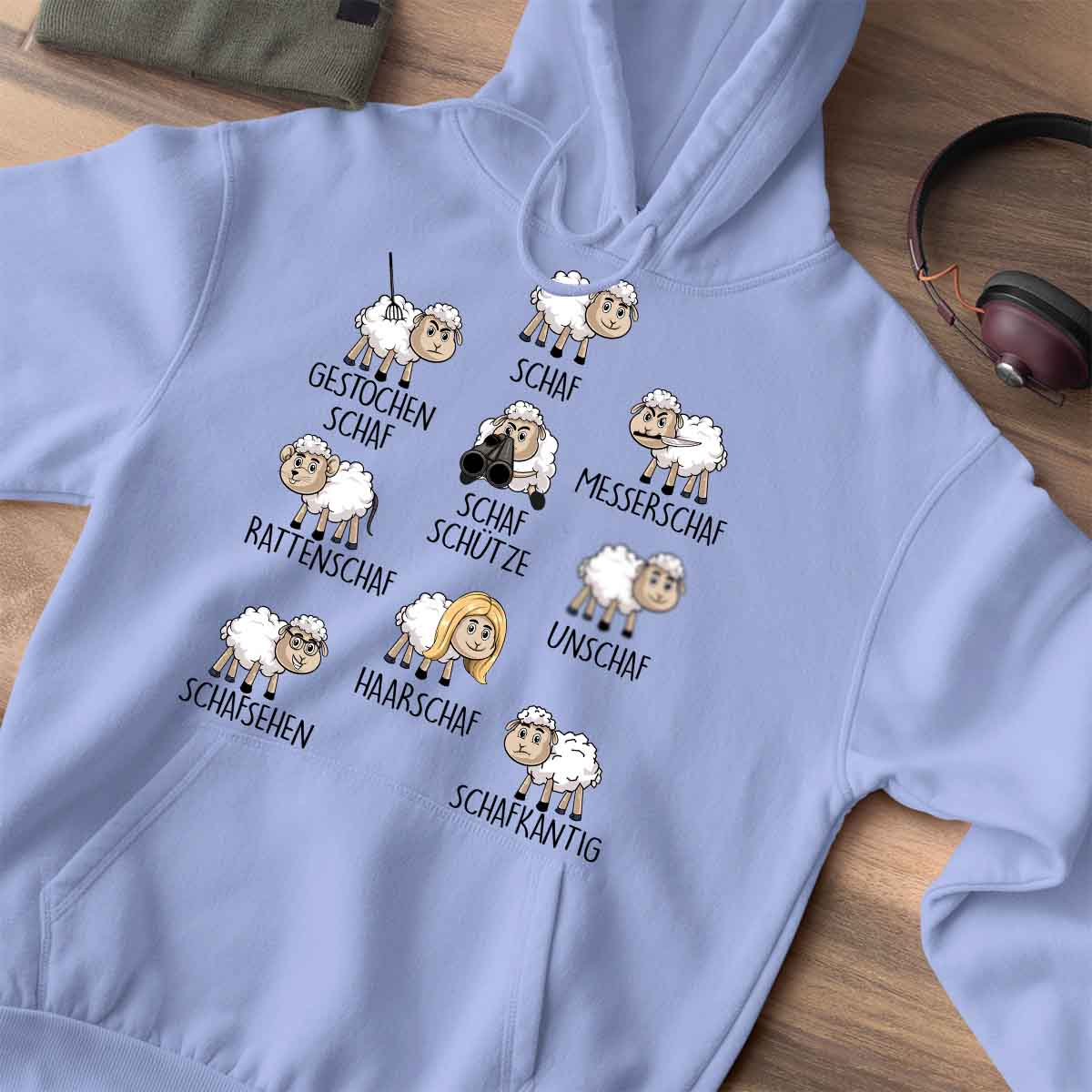 Familie Schaf - Hoodie Unisex