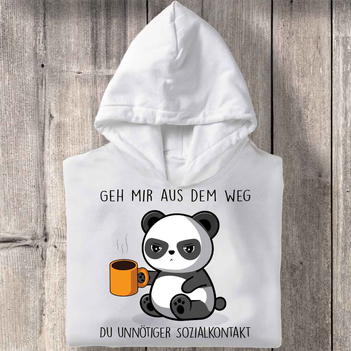 Sozialkontakt Cute Panda - Hoodie Unisex