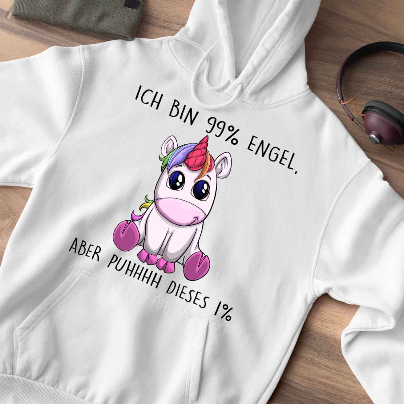 Engel Einhorn - Hoodie Unisex